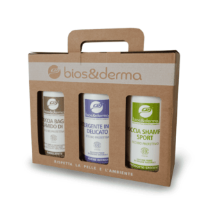 Confezione regalo tris Bagno Doccia Amido di Riso + Detergente Intimo Delicato + Doccia Shampoo Sport (3x500ml)